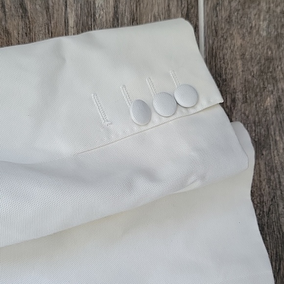 DOLCE & GABBANA Blazer Suit Jacket Size 40 (Small) White/Cream - Picture 6 of 9